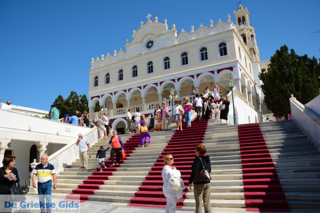 Tinos stad kerk Panagia Evangelistria